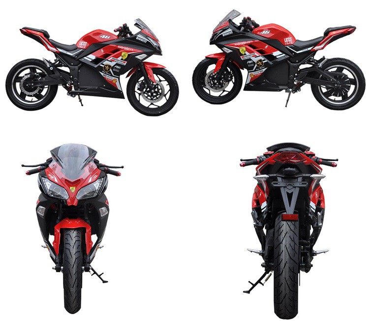 Super Fast Racing Motorcycle-Red